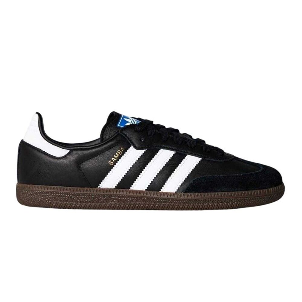 Adidas Womens/Ladies Samba OG Leather Sneakers / Black/White